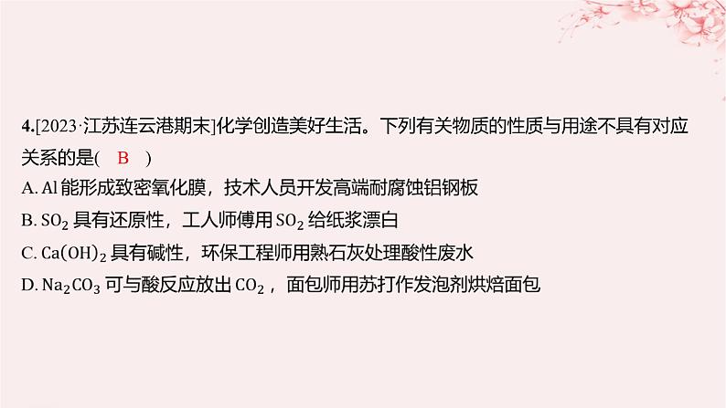 江苏专用2023_2024学年新教材高中化学模块综合测评课件苏教版必修第一册第5页