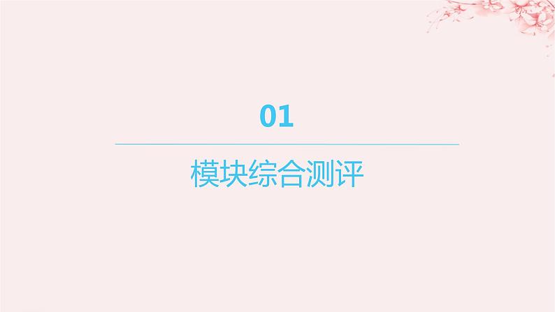 江苏专用2023_2024学年新教材高中化学模块综合测评课件苏教版选择性必修3第1页