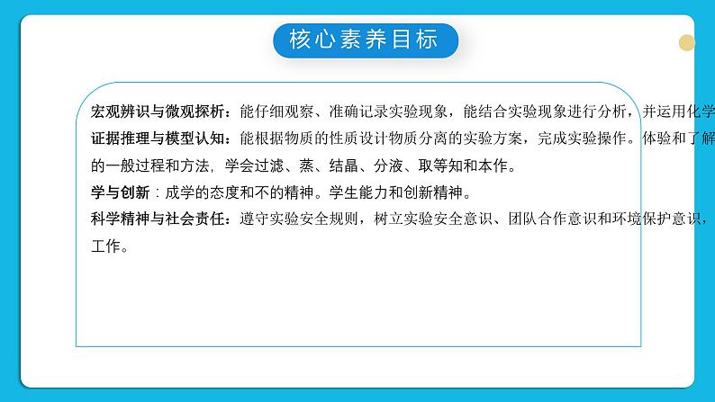 【核心素养】苏教版高中化学必修一专题2 第一单元 《研究物质的实验方法》第一课时 实验安全与基本规范  物质的分离提纯 教学设计04