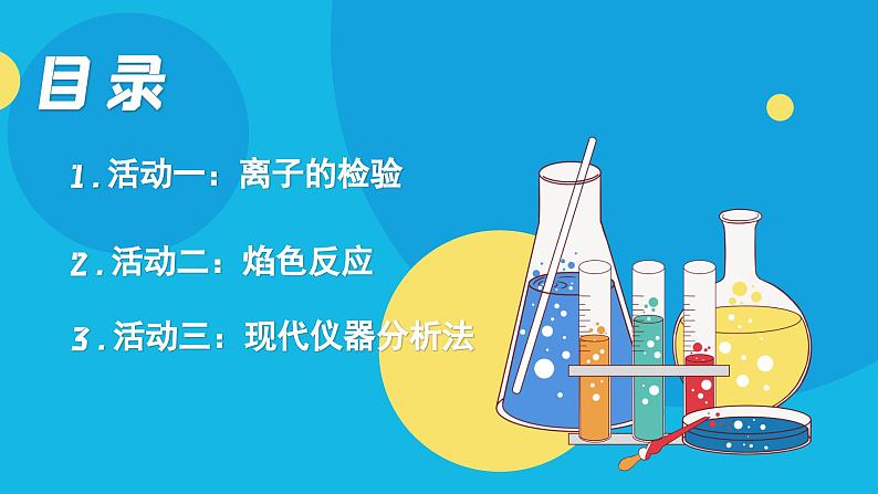 【核心素养】苏教版高中化学必修一专题2 第一单元 《研究物质的实验方法》第2课时   物质的检验02