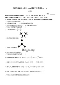 湖南师范大学附属中学2023-2024学年高三化学上学期月考卷（一）试题（Word版附解析）