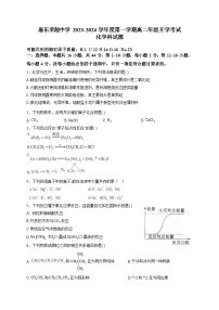 广东省惠州市惠东县惠东荣超中学2023-2024学年高二上学期开学考试化学试题