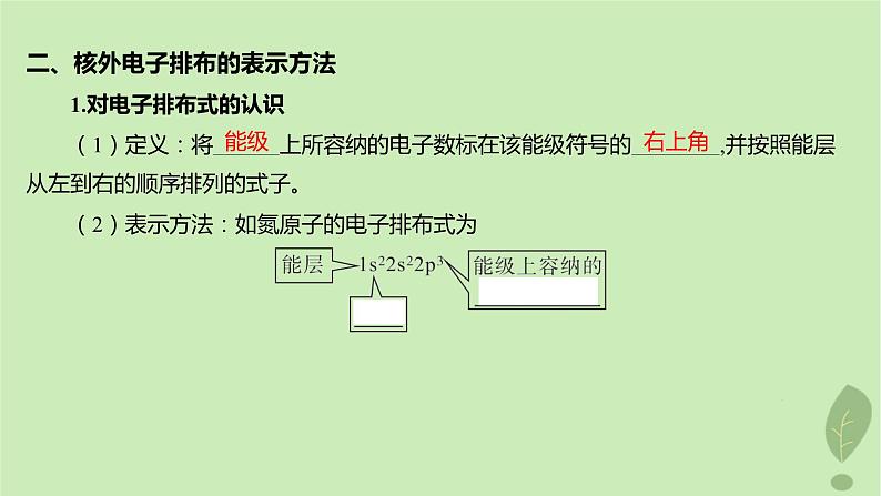 江苏专版2023_2024学年新教材高中化学第一章原子结构与性质第一节原子结构第二课时构造原理与电子排布式课件新人教版选择性必修2第6页