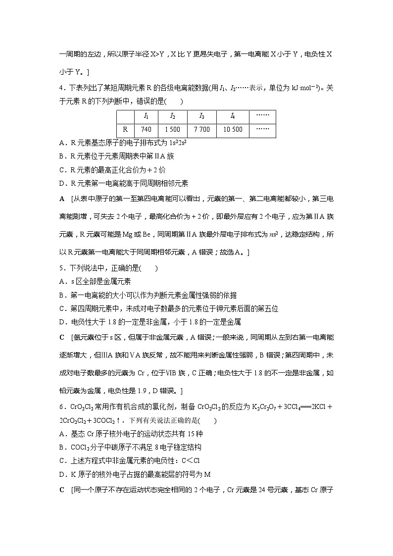 高中化学选择性必修2（人教版2019） 第一章 第二节第二课时　元素周期律 课件02