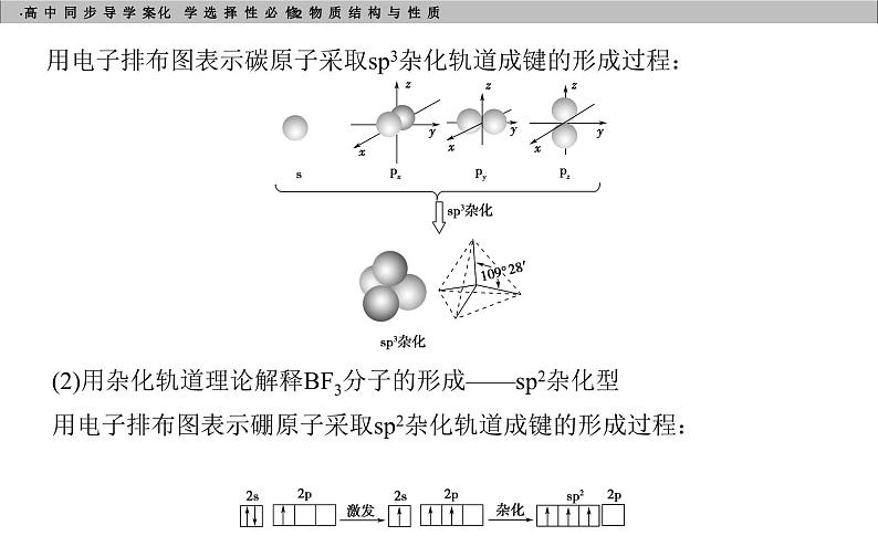 高中化学选择性必修2（人教版2019） 第二章 第二节第二课时　杂化轨道理论简介 课件06