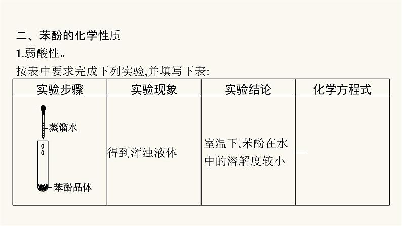 人教版高中化学选择性必修3有机化学基础第三章第二节第二课时酚课件第8页