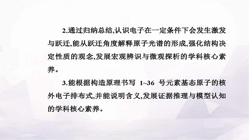 人教版高中化学选择性必修2第一章第一节课时1 能层与能级基态与激发态原子光谱构造原理与电子排布式课件第3页