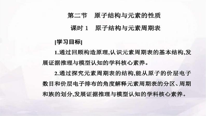 人教版高中化学选择性必修2第一章第二节课时1 原子结构与元素周期表课件02