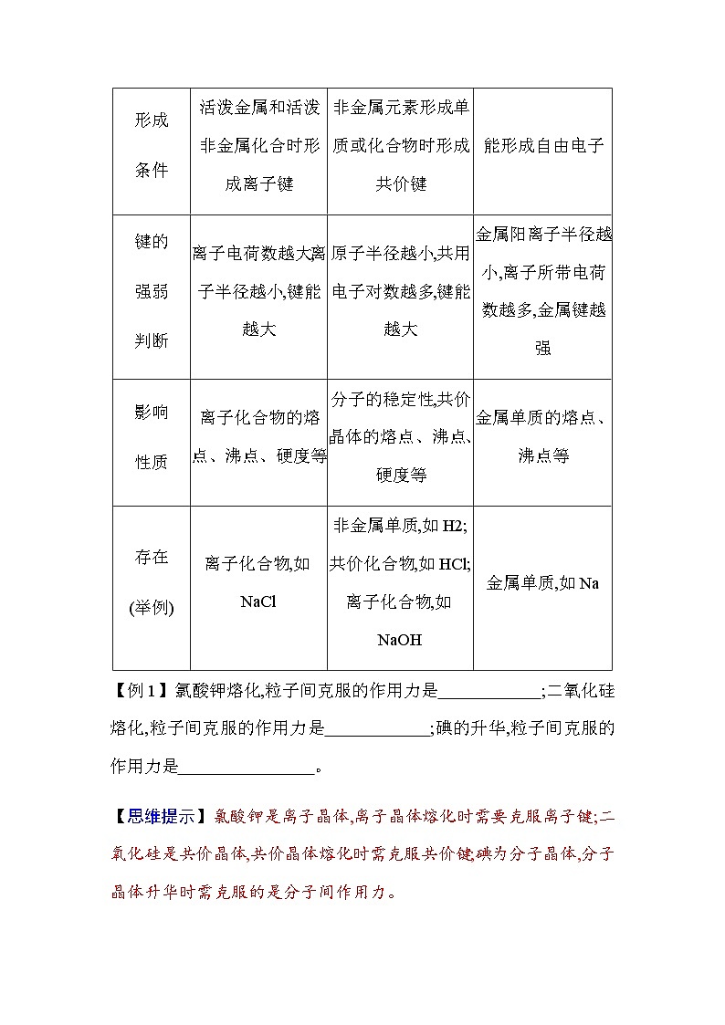 人教版高中化学选择性必修2第三章章末整合提升含答案 试卷02