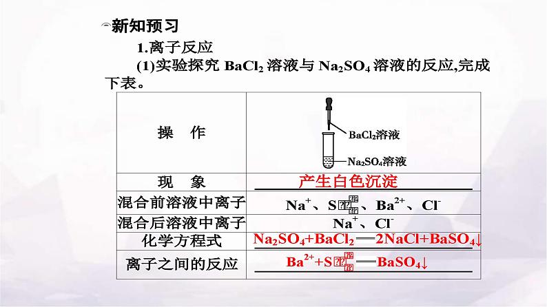 人教版高中化学必修第一册第一章第二节课时2离子反应课件05