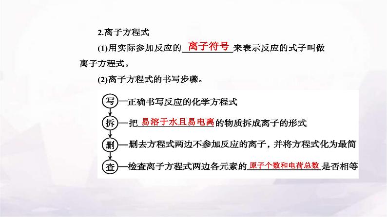 人教版高中化学必修第一册第一章第二节课时2离子反应课件07