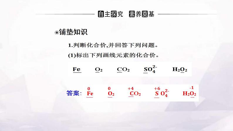 人教版高中化学必修第一册第一章第三节课时1氧化还原反应课件第3页