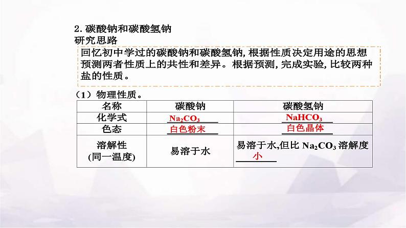 人教版高中化学必修第一册第二章第一节课时2钠的几种化合物课件第8页