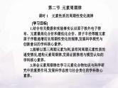 人教版高中化学必修第一册第四章第二节课时1元素性质的周期性变化规律课件