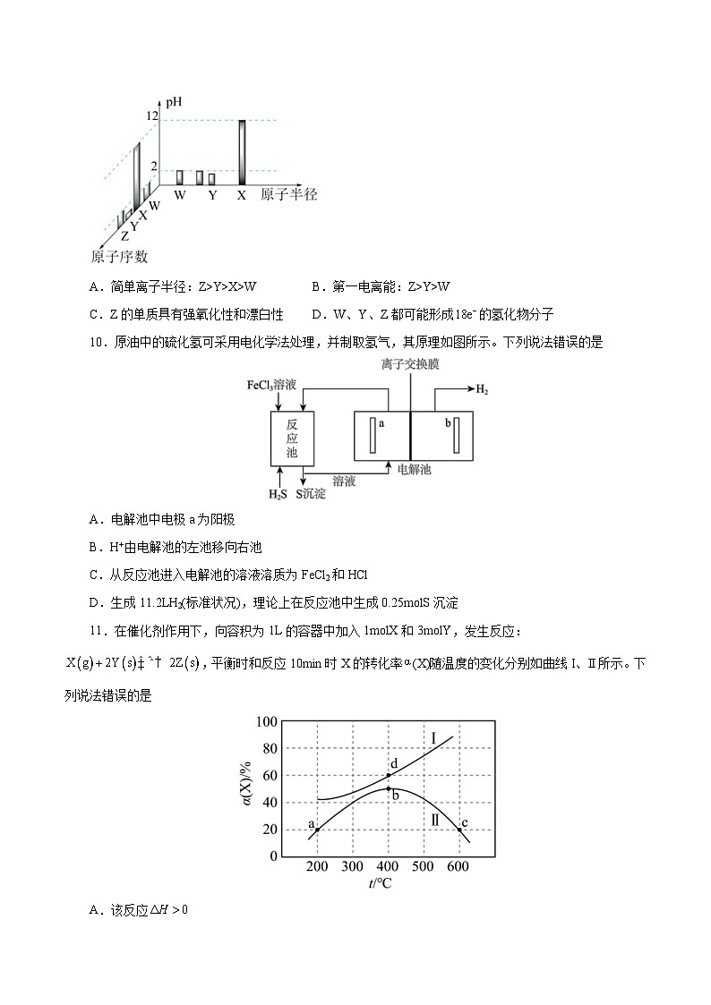 新高考化学模拟试卷32（原卷版+教师版）第3页