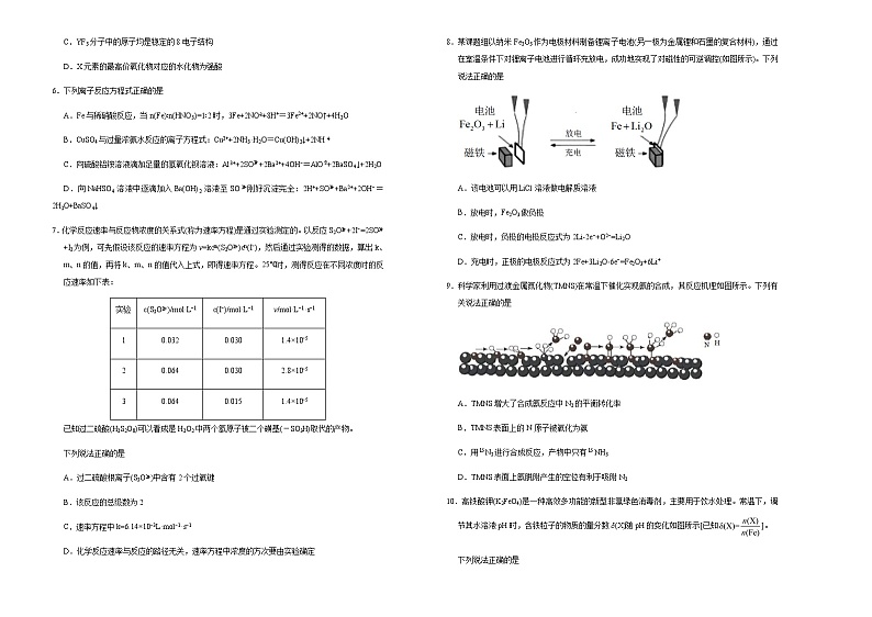 新高考化学模拟试卷16（原卷版+教师版）第2页