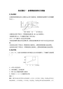 新高考化学一轮复习精品学案 第4章 热点强化7　含铁物质的转化与制备（含解析）