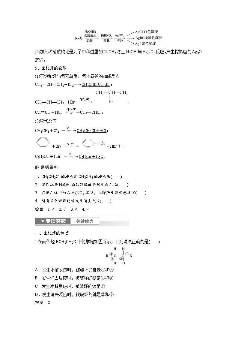 新高考化学一轮复习精品学案 第10章 第63讲　卤代烃　醇　酚（含解析）02