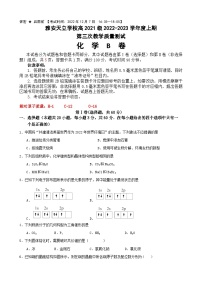 四川省雅安市天立高级中学2022-2023学年高二上学期第三次月考化学试题B