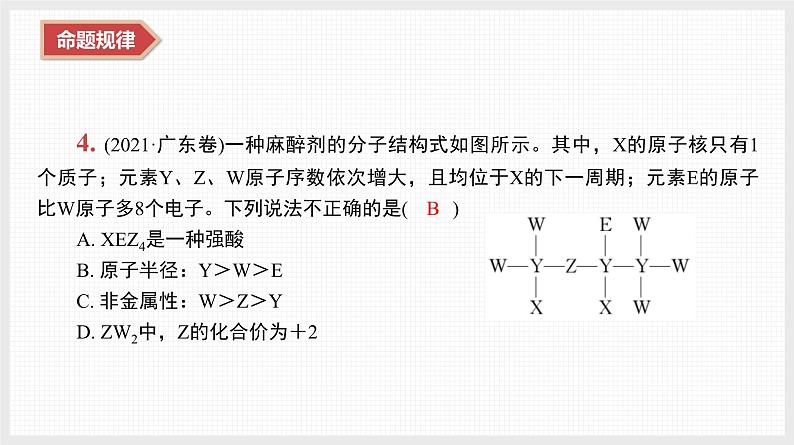 新高考化学二轮复习导学案课件　微主题3　物质的结构与性质　元素周期律（含解析）07