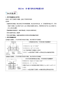 新高考化学二轮复习热点06 含“膜”型电化学装置分析（含解析）