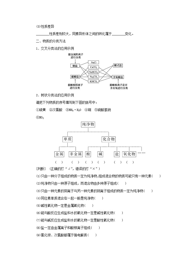 新高考化学一轮复习精品学案2.1物质的组成分类和性质变化（含解析）第2页