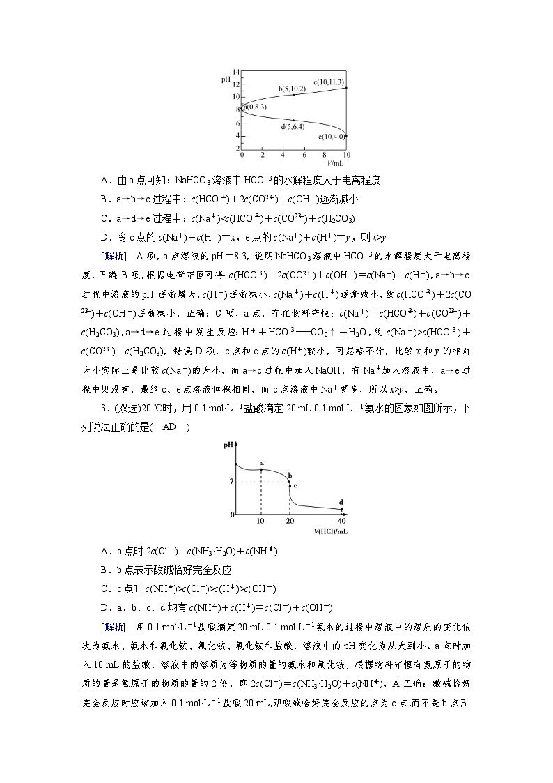 新高考化学一轮复习巩固练习[25]第八章第25讲　盐类的水解（含解析）第2页