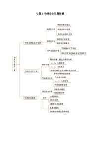 【期中单元知识点归纳】（苏教版2019）2023-2024学年高一上学期化学 必修1 专题1 物质的分类及计量 试卷