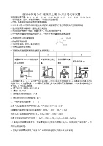 2024四川省射洪中学高三上学期10月月考试题化学含答案