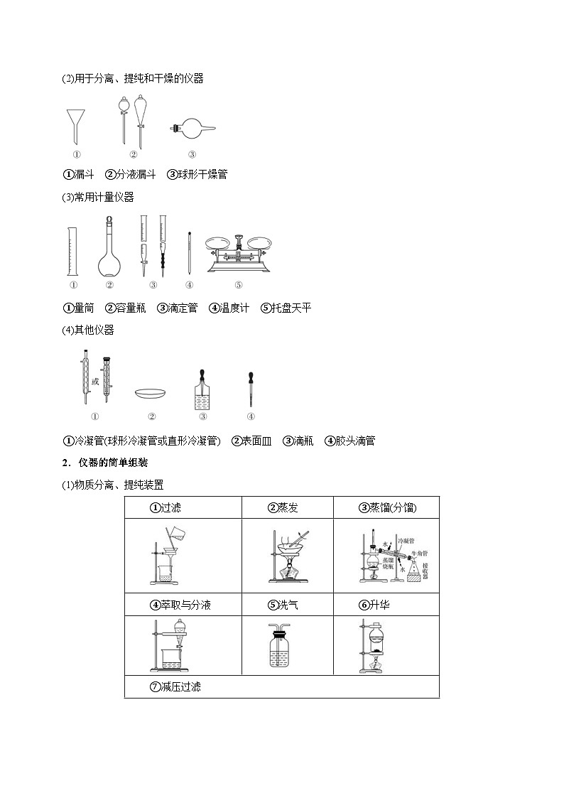 新高考化学二轮复习精品讲义专题11 化学实验基础（含解析）第2页