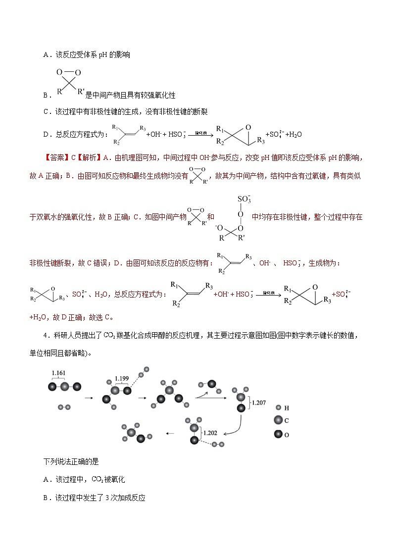 新高考化学二轮复习检测卷专题12 化学反应机理（含解析）第3页