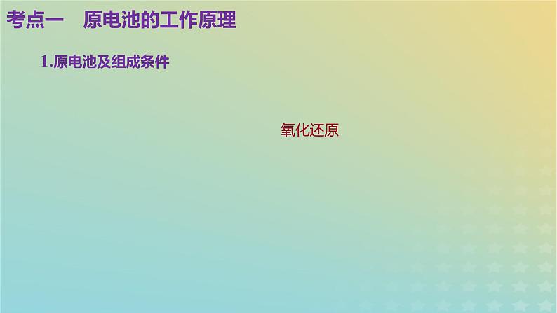 2024届高考化学一轮复习原电池化学电源课件第3页