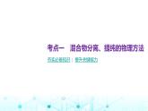 2024届高考化学一轮复习物质的分离和提纯、检验和鉴别课件