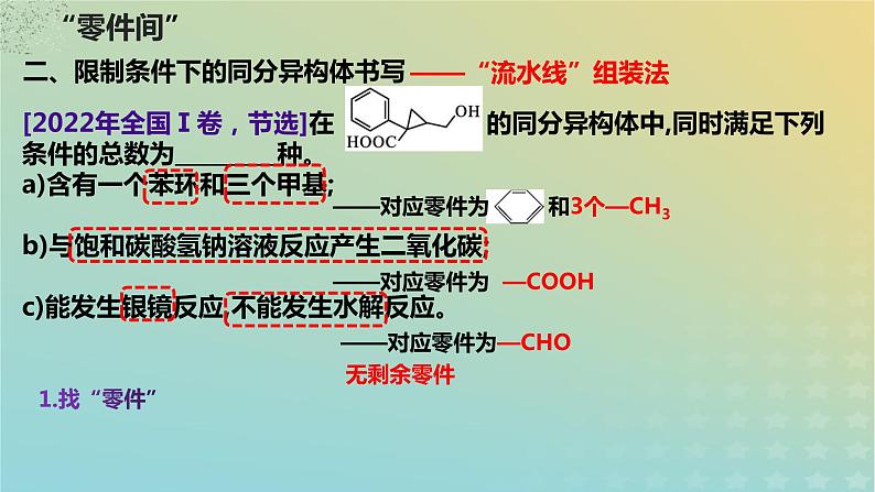 2024届高三化学一轮复习限定条件下有机化合物同分异构体的书写课件第6页