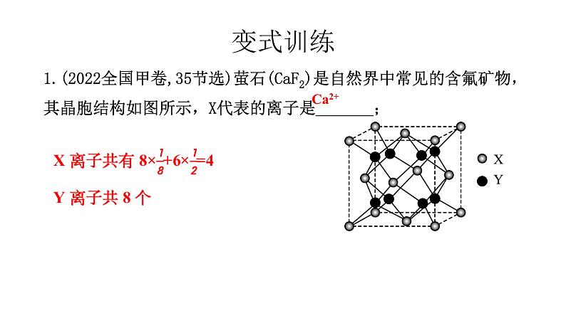 2024届高三化学一轮复习晶胞的相关计算课件第8页