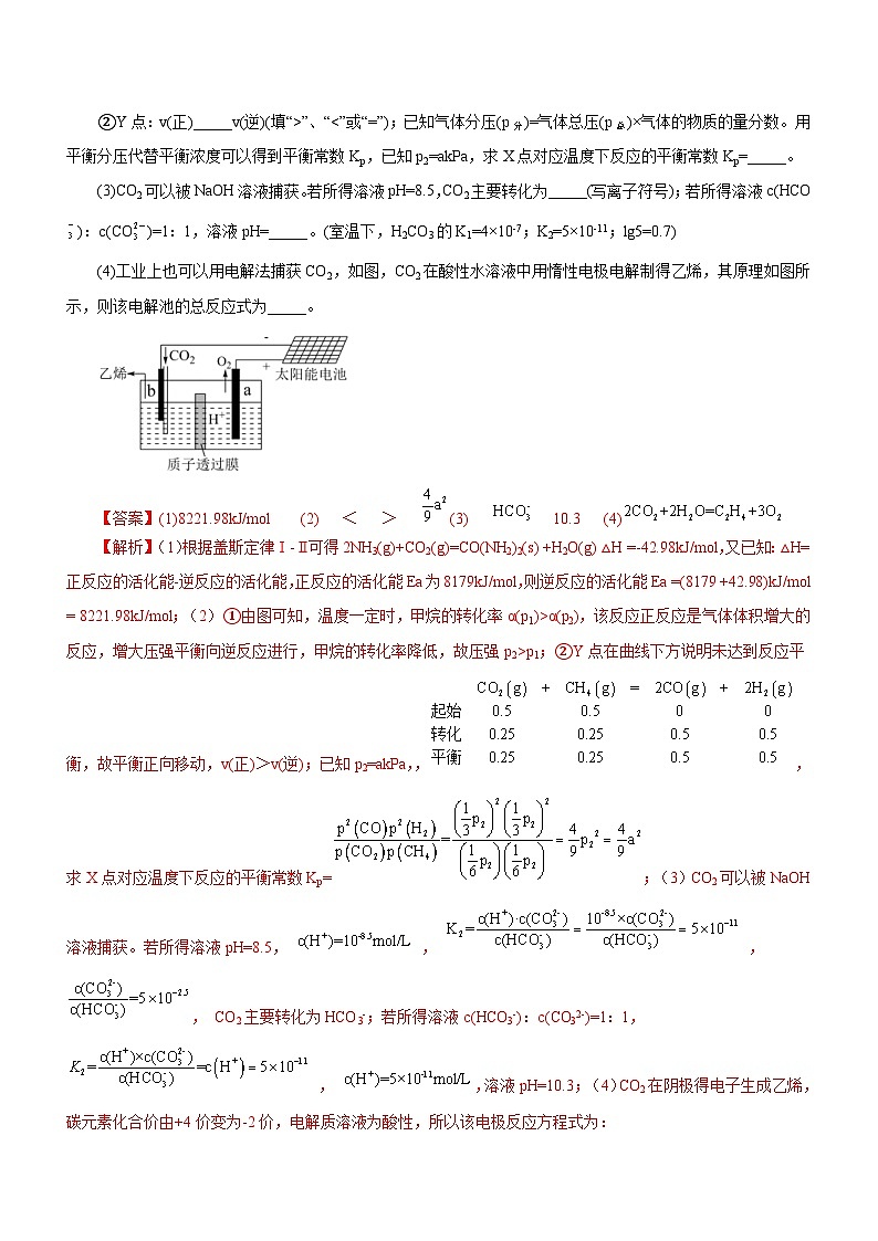 新高考化学二轮复习精选练习专题15 化学反应原理综合题（含解析）03