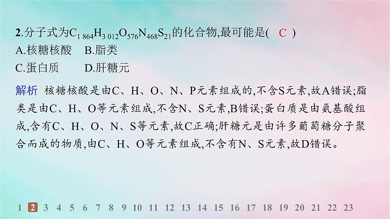 新教材2023_2024学年高中化学第4章生物大分子第3节核酸分层作业课件新人教版选择性必修3第3页