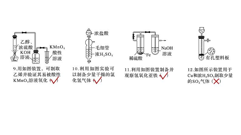 新高考化学一轮复习精品课件 第5章 热点强化12　化学装置图的正误判断 (含解析)03