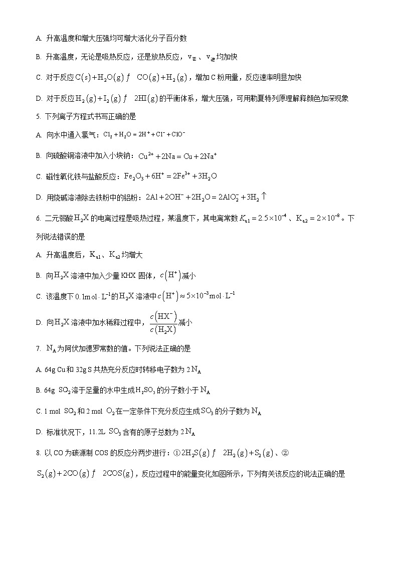 2024湖南省部分校高二上学期10月联考试题化学含答案第2页