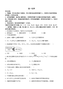 湖南省郴州市第一中学2023-2024学年高一上学期10月月考化学试题