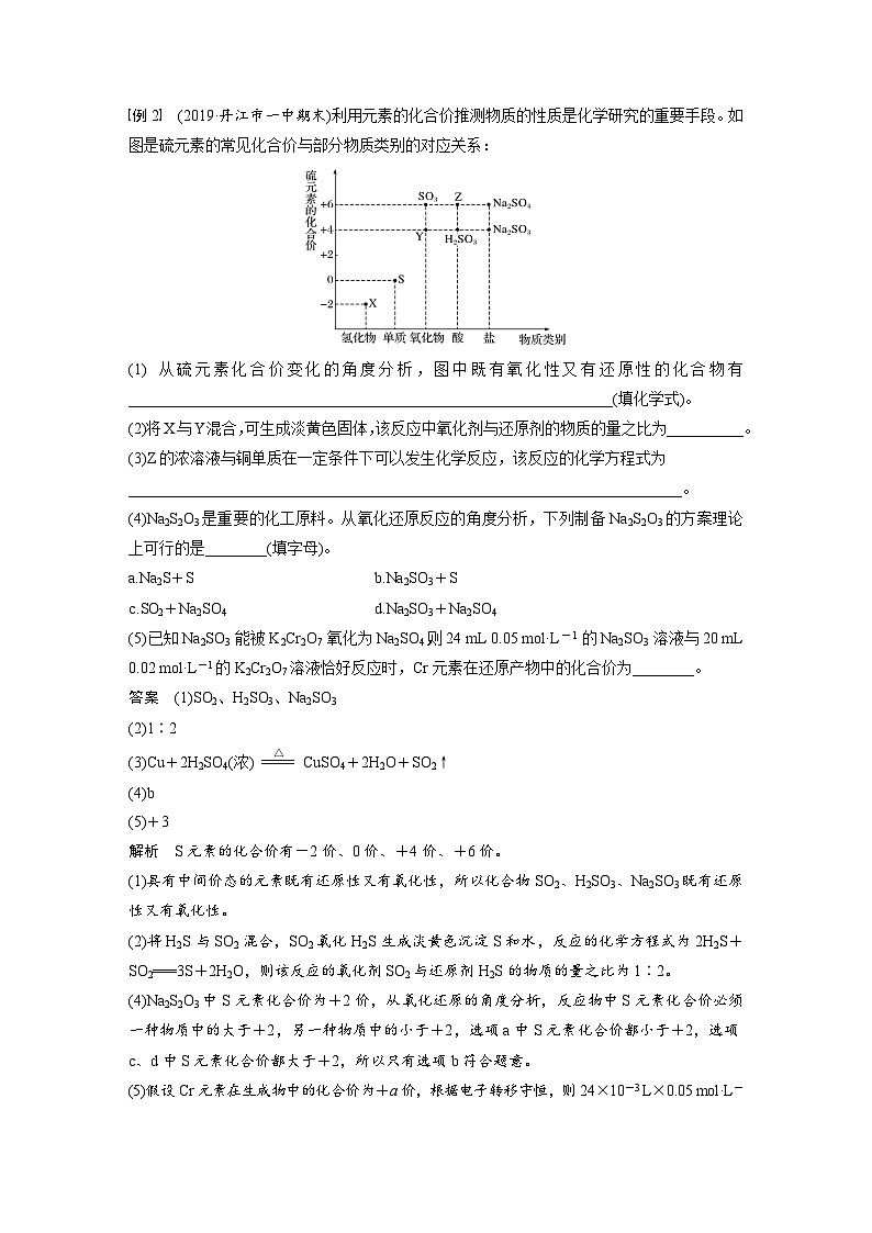 人教版（2019）高中化学必修第二册学案第五章本章知识体系构建与核心素养提升第3页