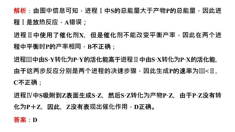 2024届高考化学一轮复习 第七章 化学反应速率与化学平衡  第2讲 催化剂的反应机理与能垒图像课件PPT06