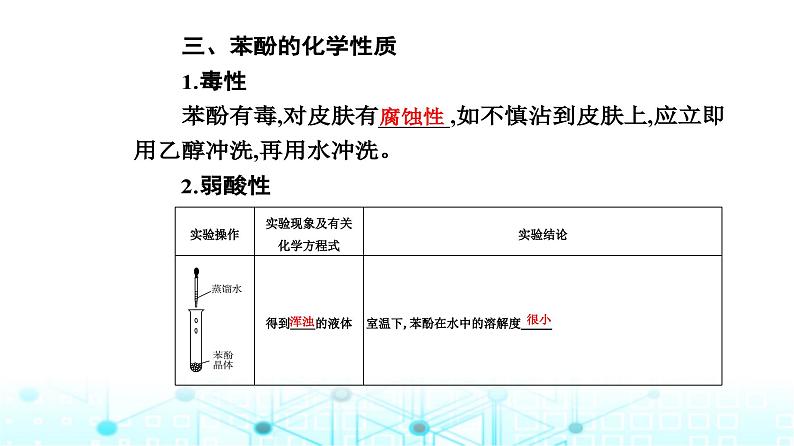 人教版高中化学选择性必修3第三章第二节醇酚课时2酚课件第6页