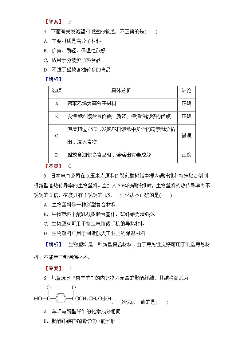 2022年高二化学选修1寒假学业分层测评12+Word版含解析第2页