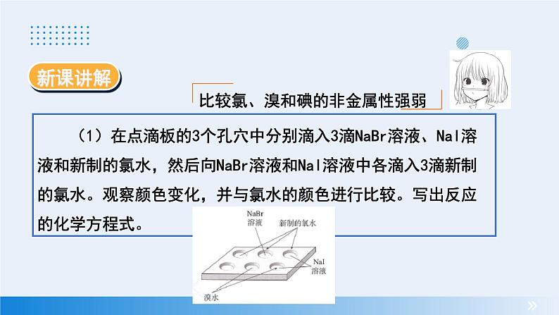 2023-2024学年高中化学人教版（2019）必修一 4.3 实验活动3  同周期、同主族元素性质的递变 课件05