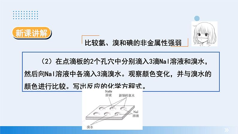 2023-2024学年高中化学人教版（2019）必修一 4.3 实验活动3  同周期、同主族元素性质的递变 课件07