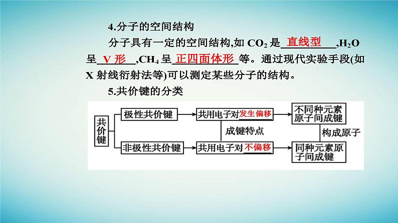 2023_2024学年新教材高中化学第四章物质结构元素周期律第三节化学键课时2共价键课件新人教版必修第一册08