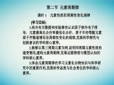 2023_2024学年新教材高中化学第四章物质结构元素周期律第二节元素周期律课时1元素性质的周期性变化规律课件新人教版必修第一册