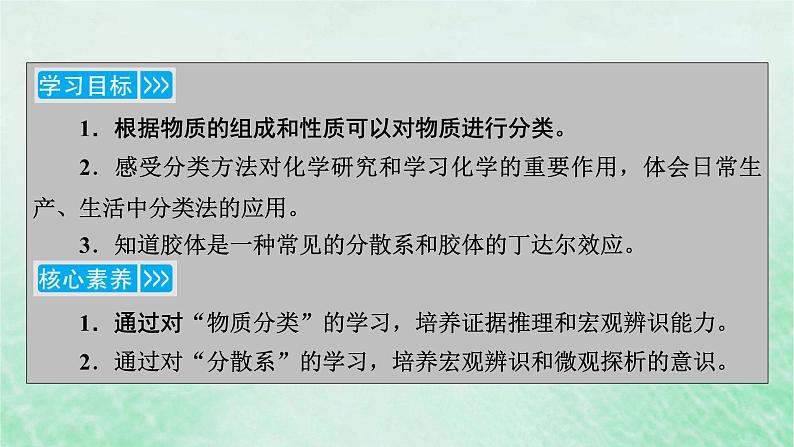 新教材适用2023_2024学年高中化学第1章物质及其变化第1节物质的分类及转化第1课时物质的分类课件新人教版必修第一册第8页