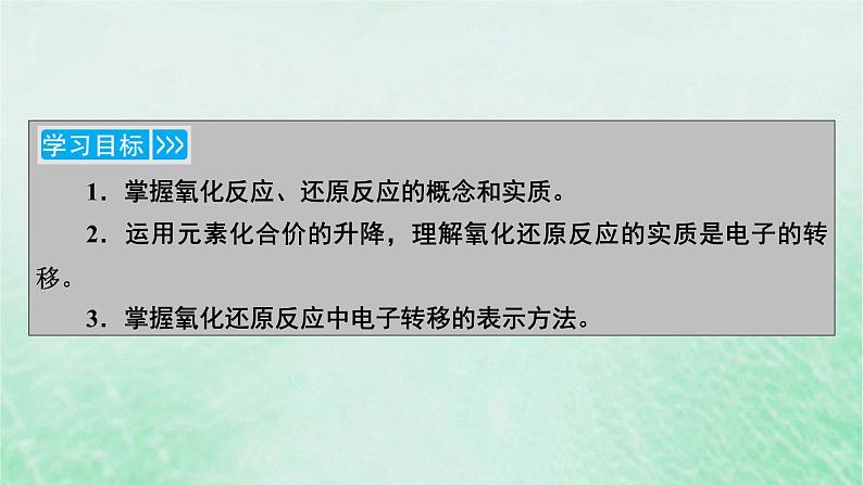 新教材适用2023_2024学年高中化学第1章物质及其变化第3节氧化还原反应第1课时氧化还原反应课件新人教版必修第一册第3页